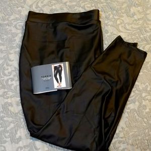 Torrid Platinum Faux Leather Legging